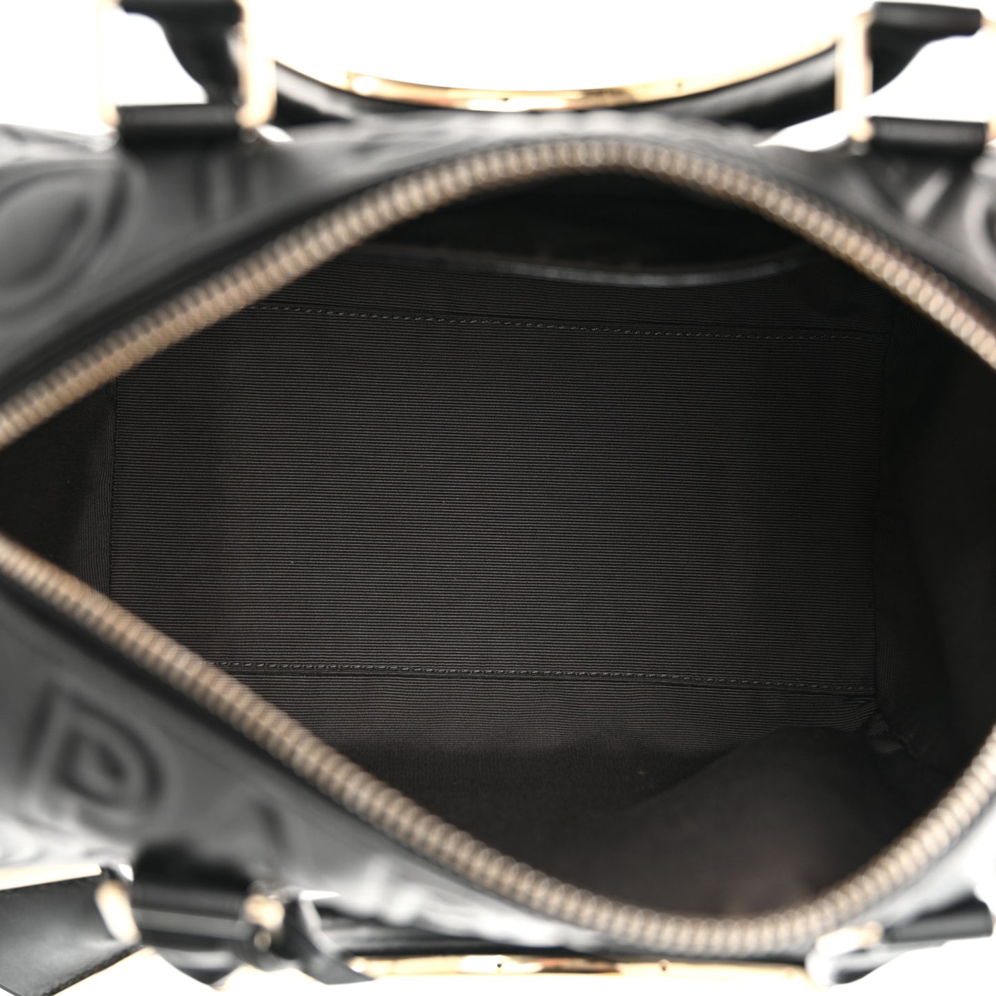Calfskin Embossed Mini Cube Speedy Black