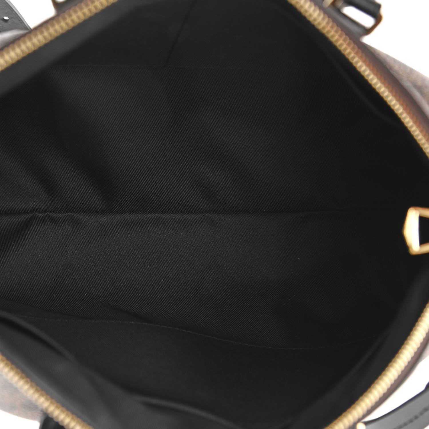 Louis Vuitton Damier Ebene Odeon Tote MM Black 5 of 9