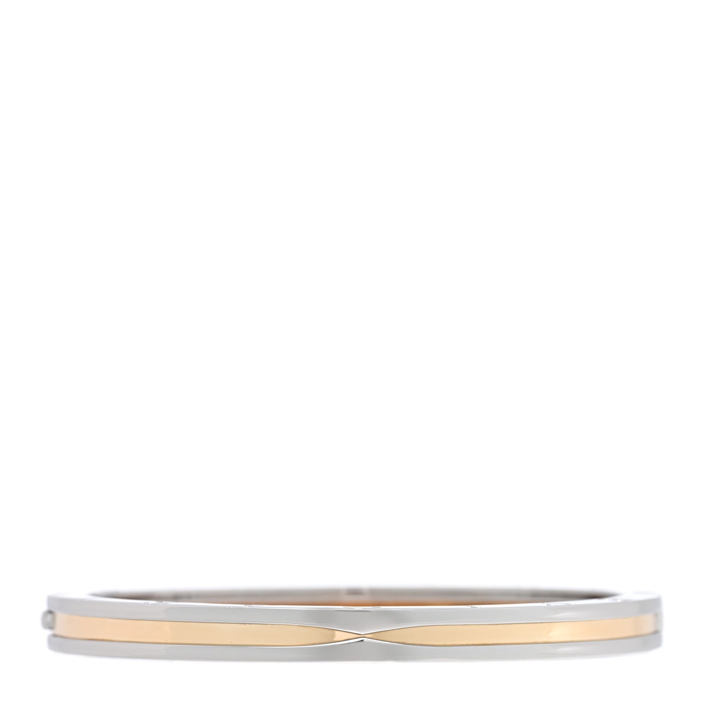 18K Yellow Gold Stainless Steel B.Zero1 Bangle Bracelet