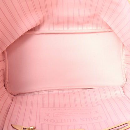Louis Vuitton Damier Azur Neo Neverfull MM Rose Ballerine 5 of 8