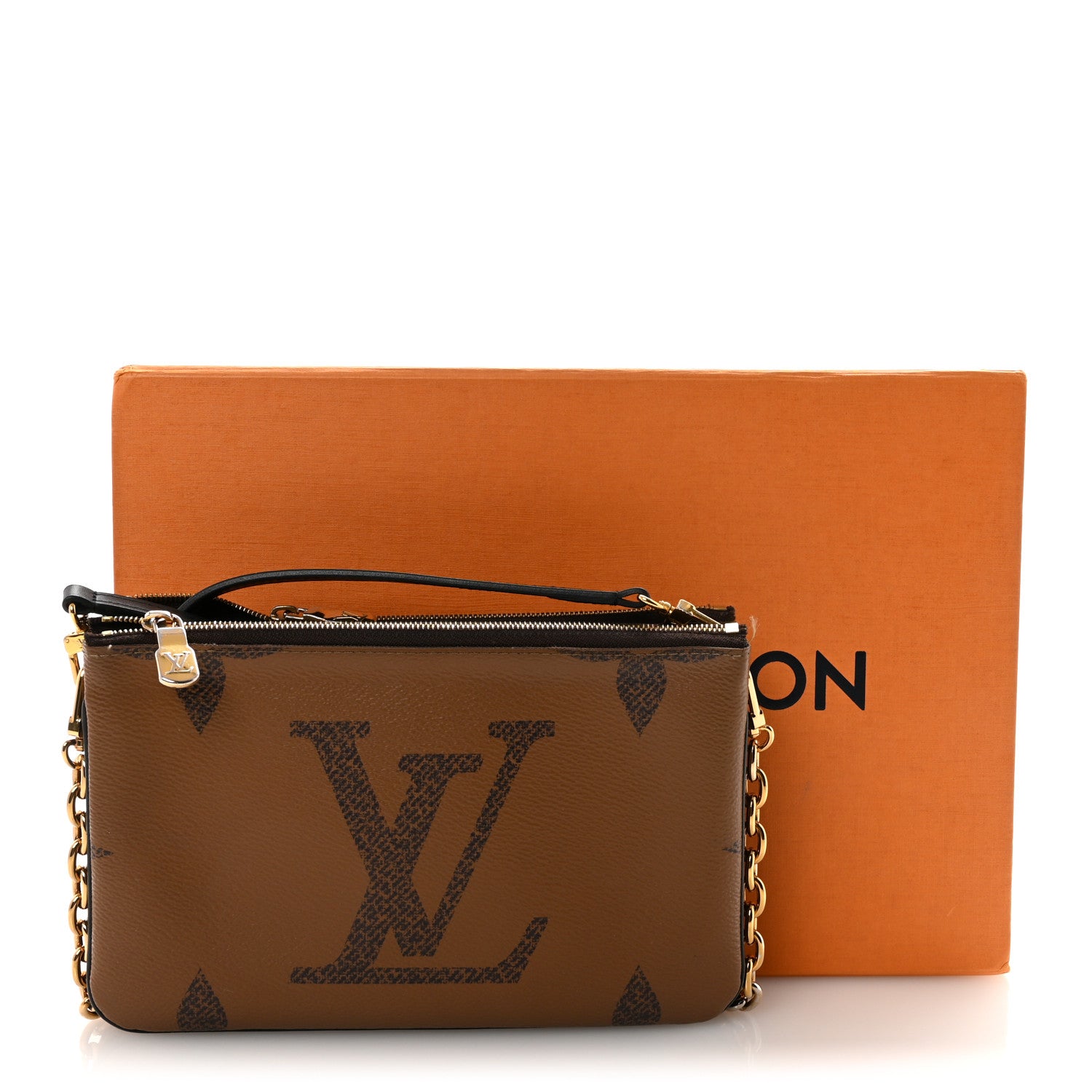 Louis Vuitton Reverse Monogram Giant Double Zip Pochette 1876542