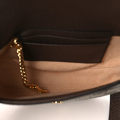 Gucci GG Supreme Monogram Textured Dollar Calfskin Web Mini Ophidia Flap Shoulder Bag Beige Ebony New Acero 5 of 10