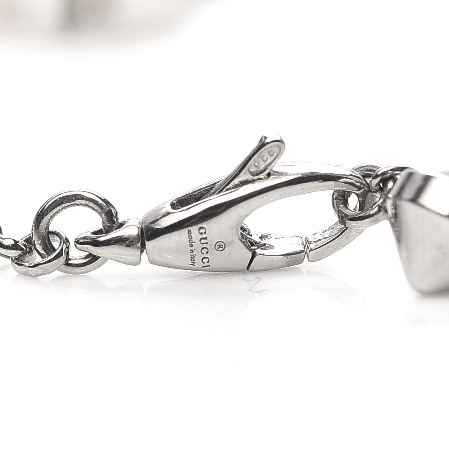 Sterling Silver Black Spinel Enamel Orso Bracelet