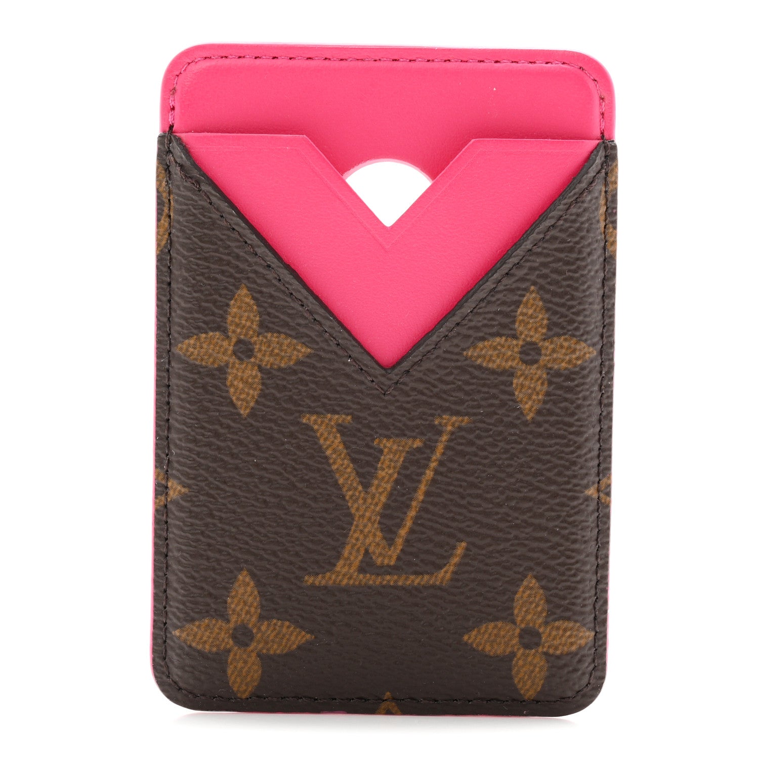 Louis Vuitton Monogram Macassar Magnetic Card Holder Pondichery Pink 1 of 8
