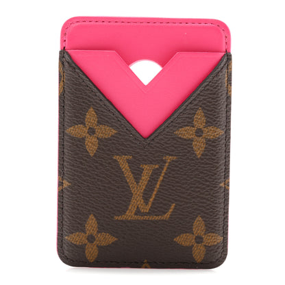 Louis Vuitton Monogram Macassar Magnetic Card Holder Pondichery Pink 1 of 8