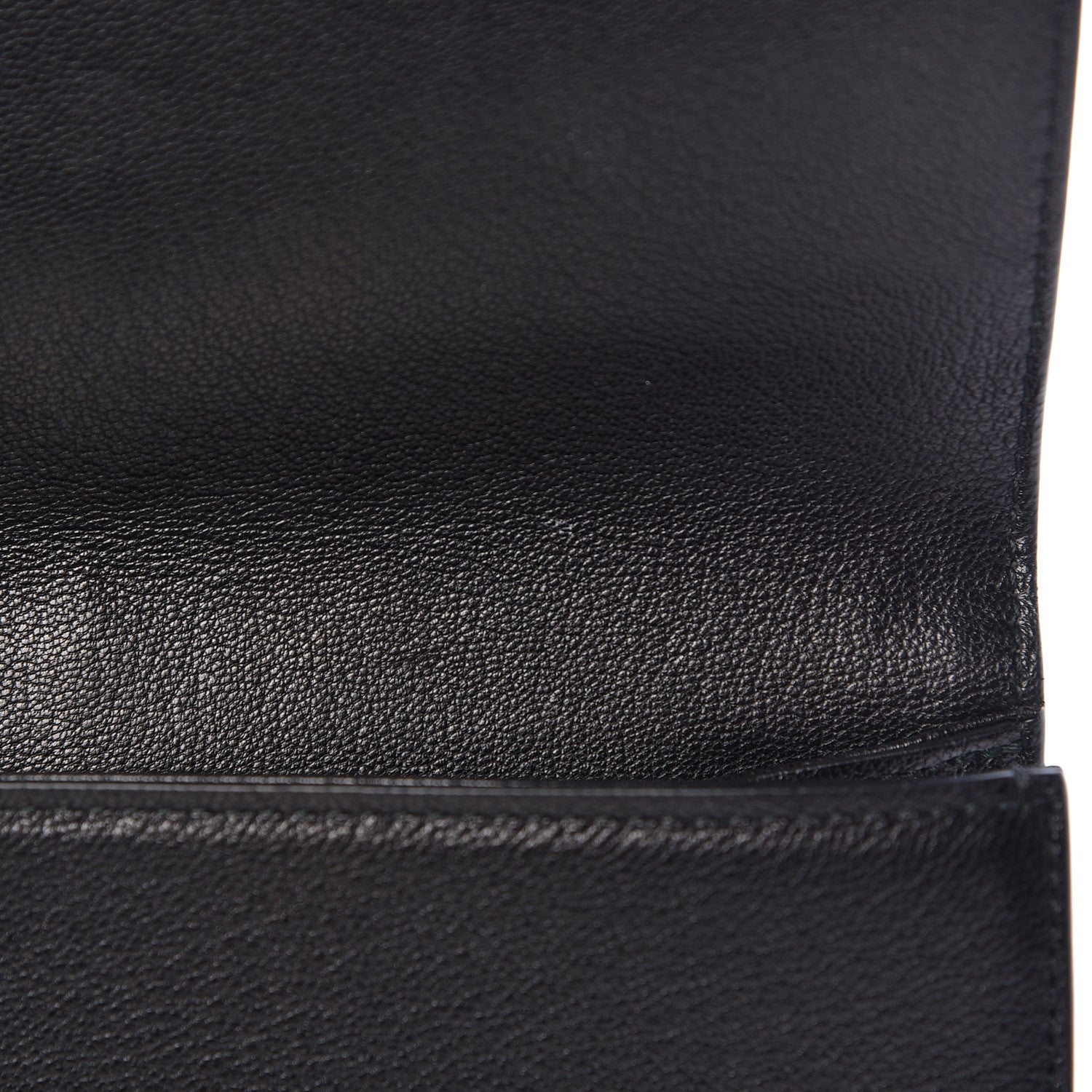 Saint Laurent Calfskin Monogram Large Belle De Jour Clutch Black 8 of 8