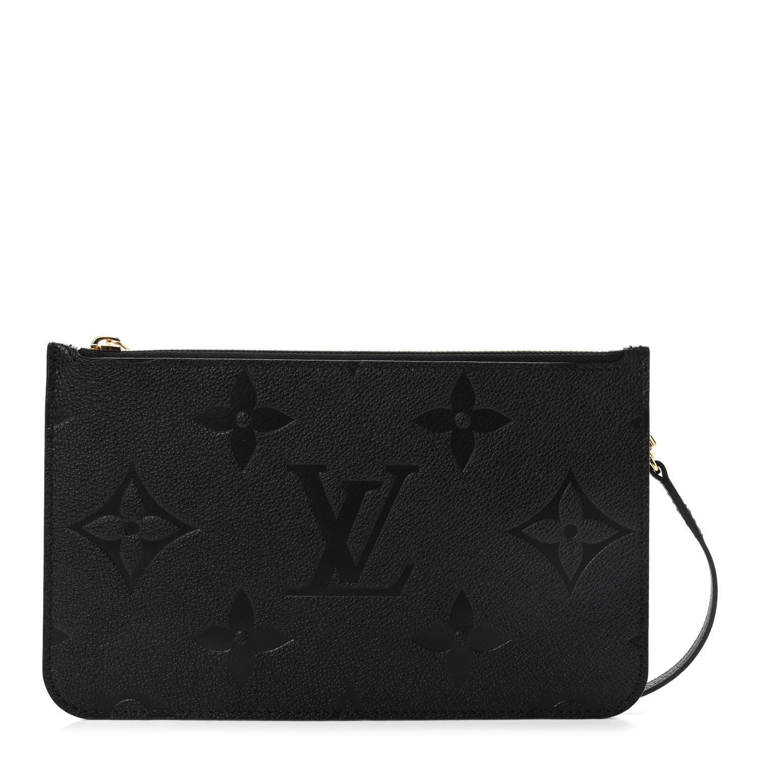Louis Vuitton Empreinte Monogram Giant Neverfull MM Pochette Black 1 of 6