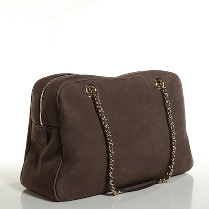 Gucci Vitello Range Medium Soho Bowler Grey Field 3 of 9