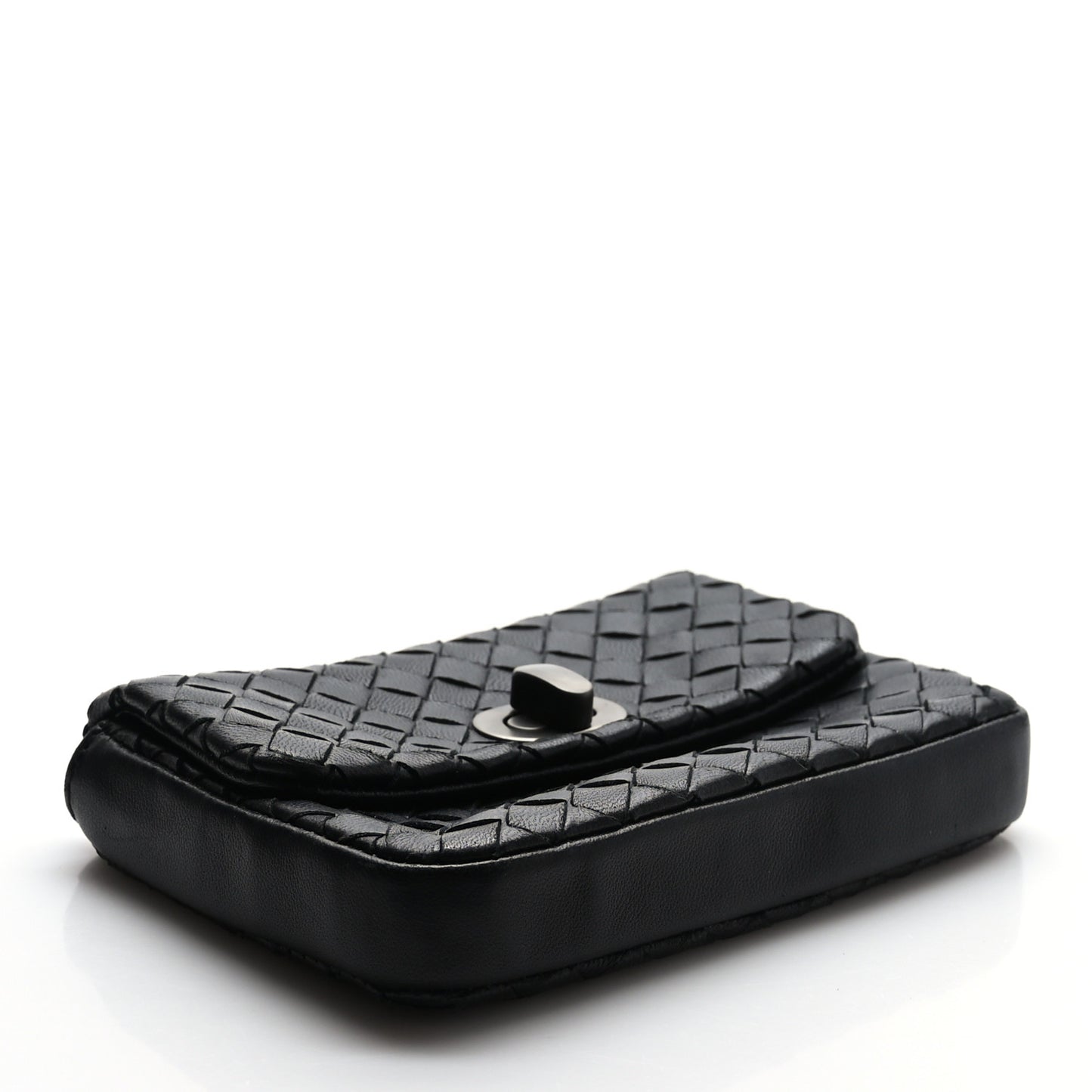 Nappa Intrecciato Small Pouch Black