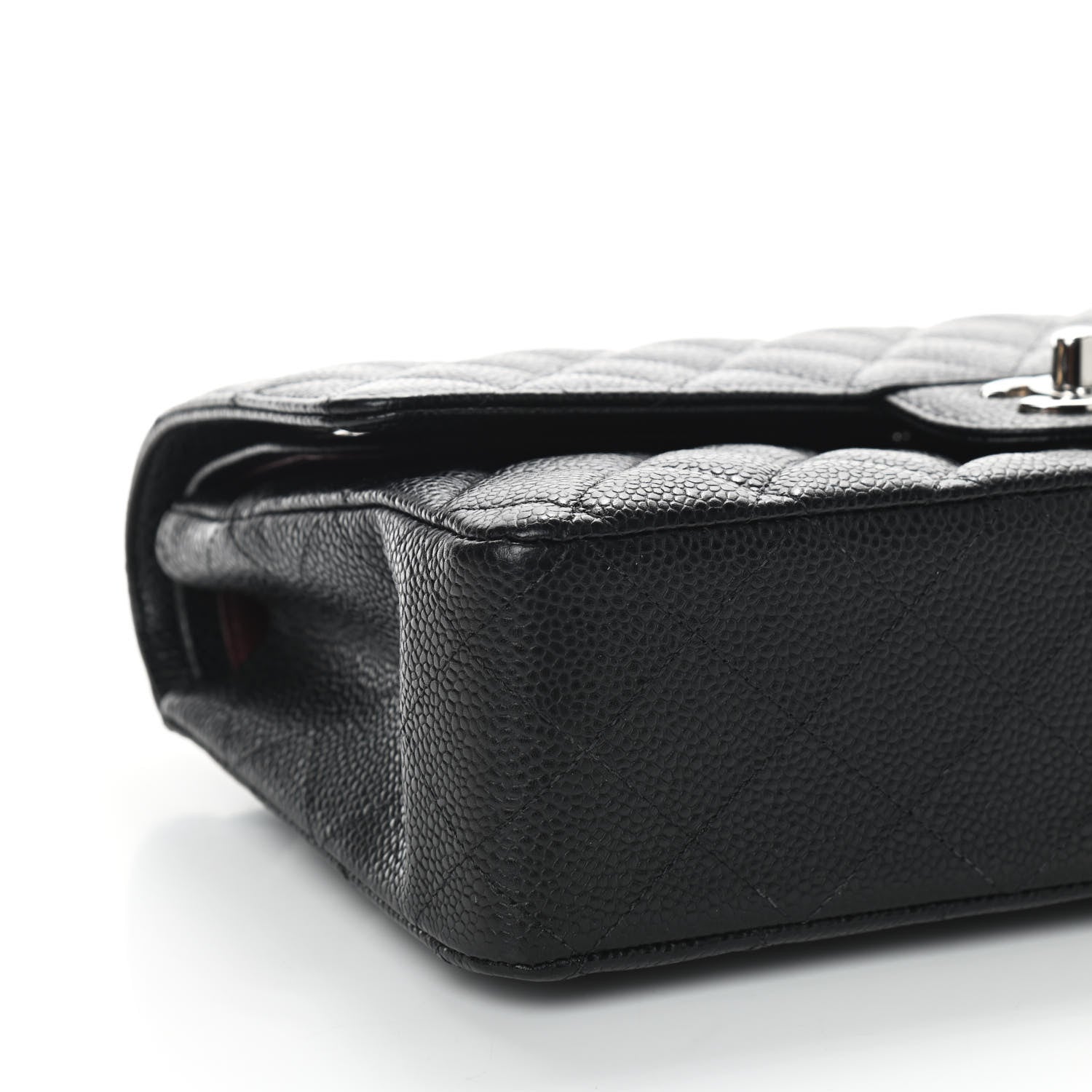 Chanel Caviar Quilted Medium Double Flap Black 7 of 8