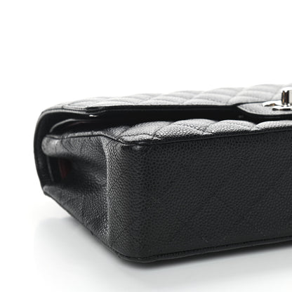 Chanel Caviar Quilted Medium Double Flap Black 7 of 8