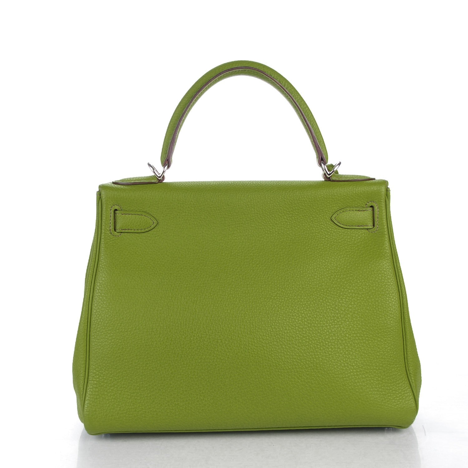 Hermes Taurillon Clemence Kelly Retourne 28 Vert Anis 4 of 27