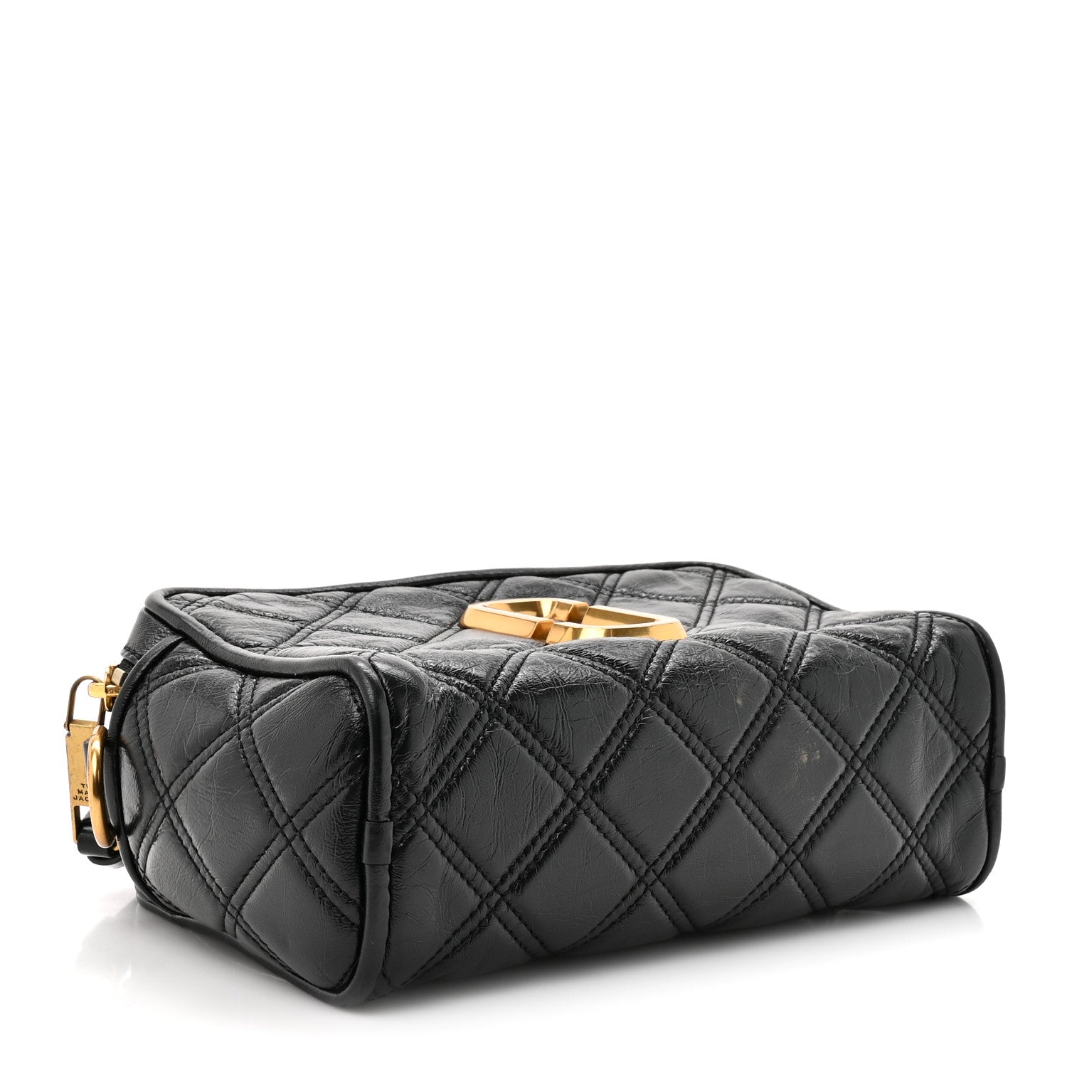 Marc Jacobs Lambskin Quilted The Softshot 21 Bag Black 4 of 14