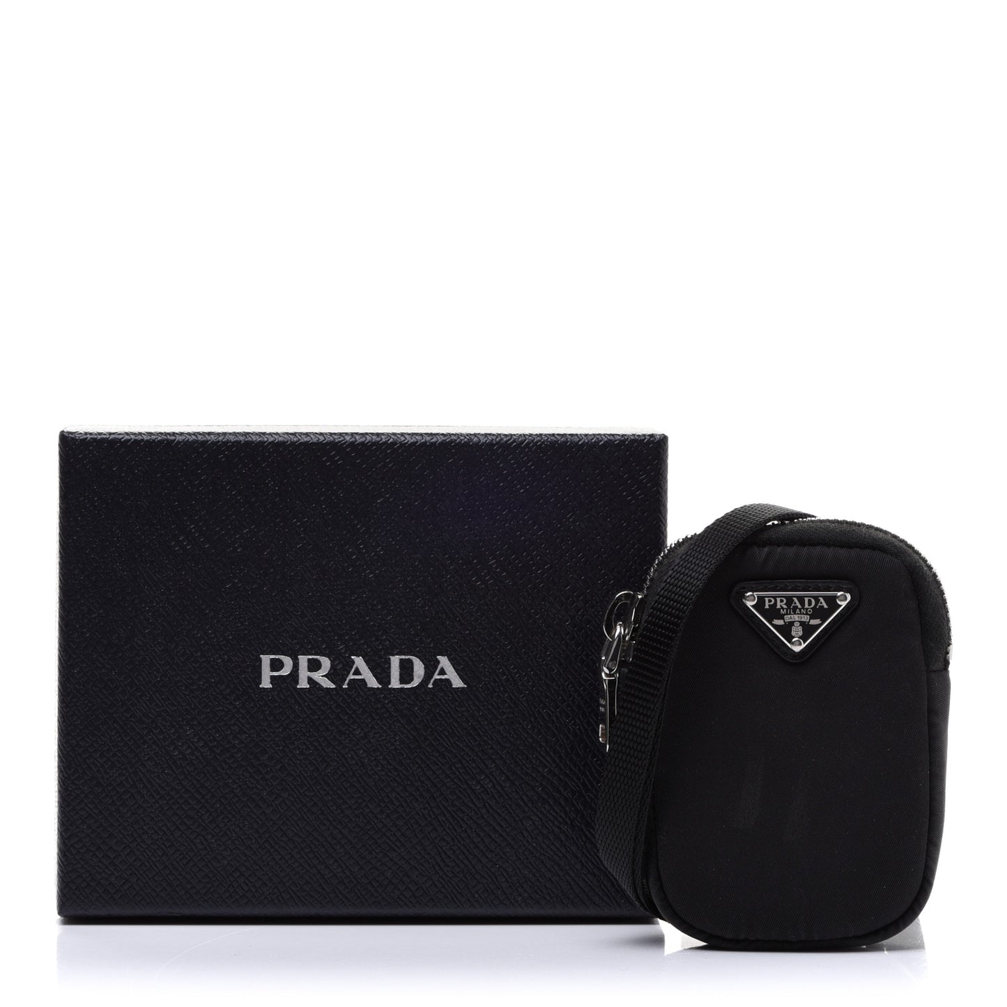 Tessuto Nylon Mini Pouch Black