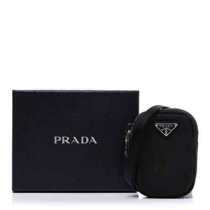 Prada Tessuto Nylon Mini Pouch Black 9 of 9