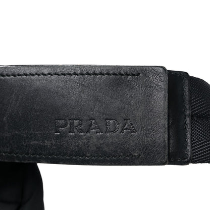 Prada Tessuto Nylon Saffiano Messenger Satchel Black 18 of 18