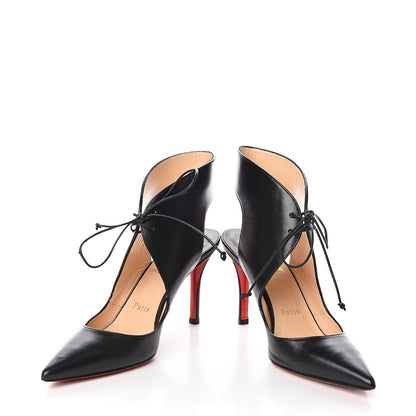 Christian Louboutin Nappa Franka Lace Up Pumps 36 Black 5 of 11