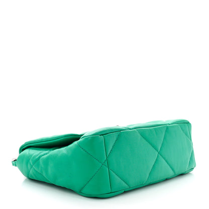 Chanel Lambskin Quilted Medium Chanel 19 Flap Green 4 of 10