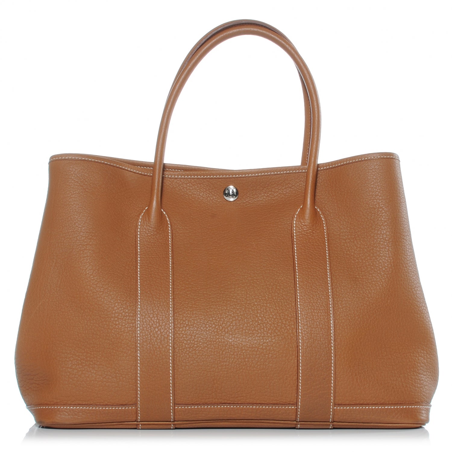 Hermes Veau Negonda Garden Party Tote 36 Gold 1 of 8