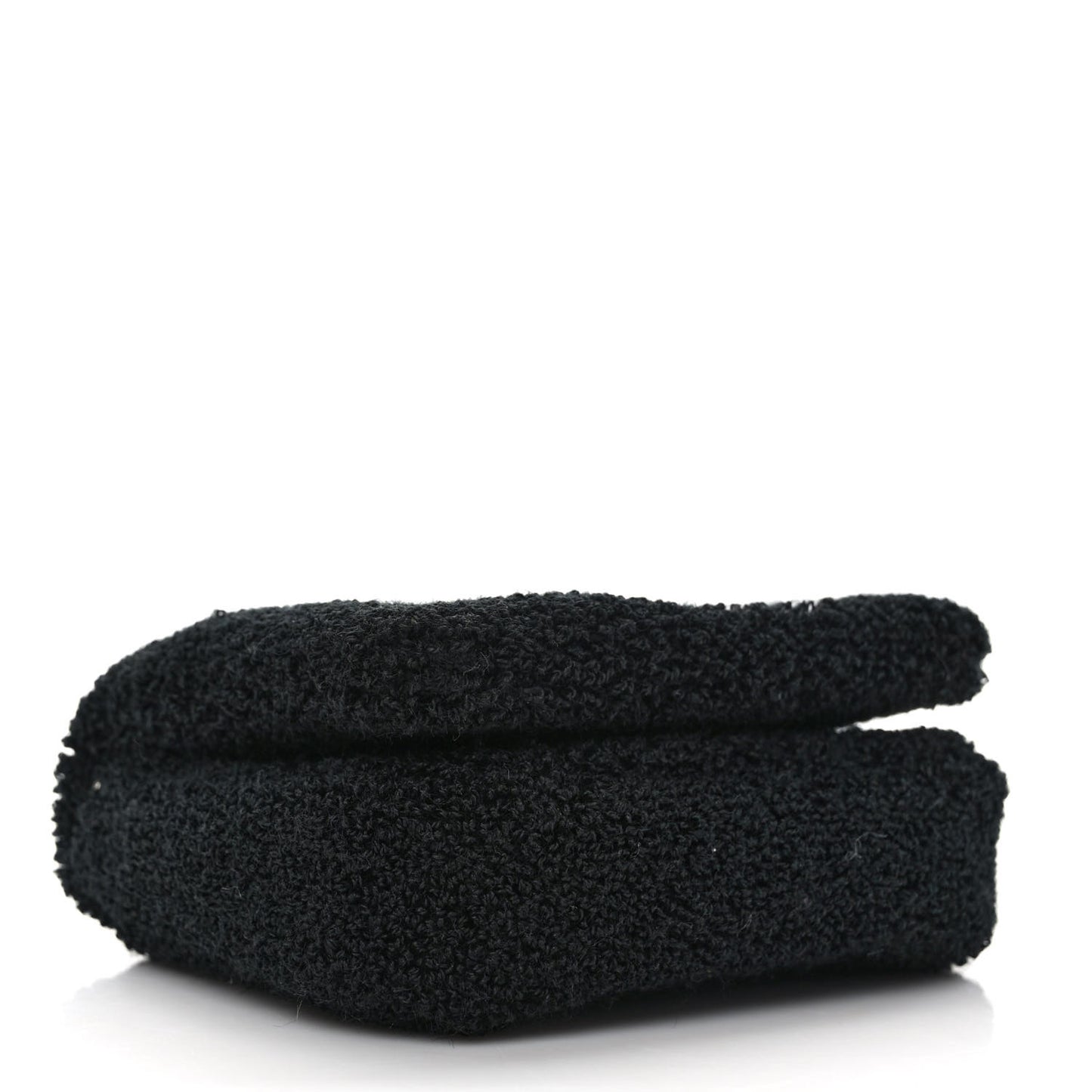 Cotton Terry Mini Love Lola Bag Black White