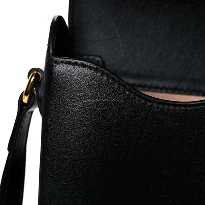Gucci Boarded Plutone Calfskin Mini Horsebit 1955 Crossbody Bag Black 15 of 19