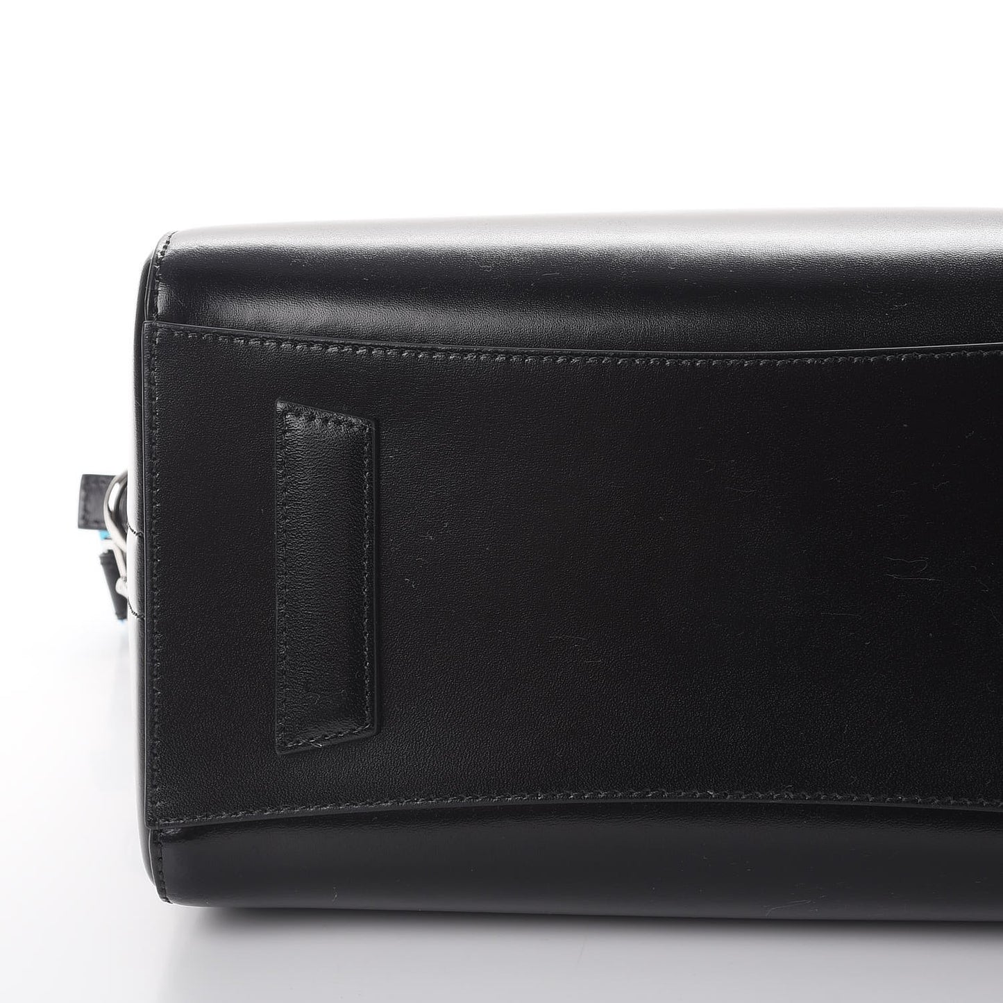Shiny Lord Calfskin Small Antigona Black