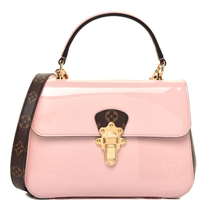 Louis Vuitton Patent Calfskin Monogram Cherrywood PM Rose Ballerine 1 of 12