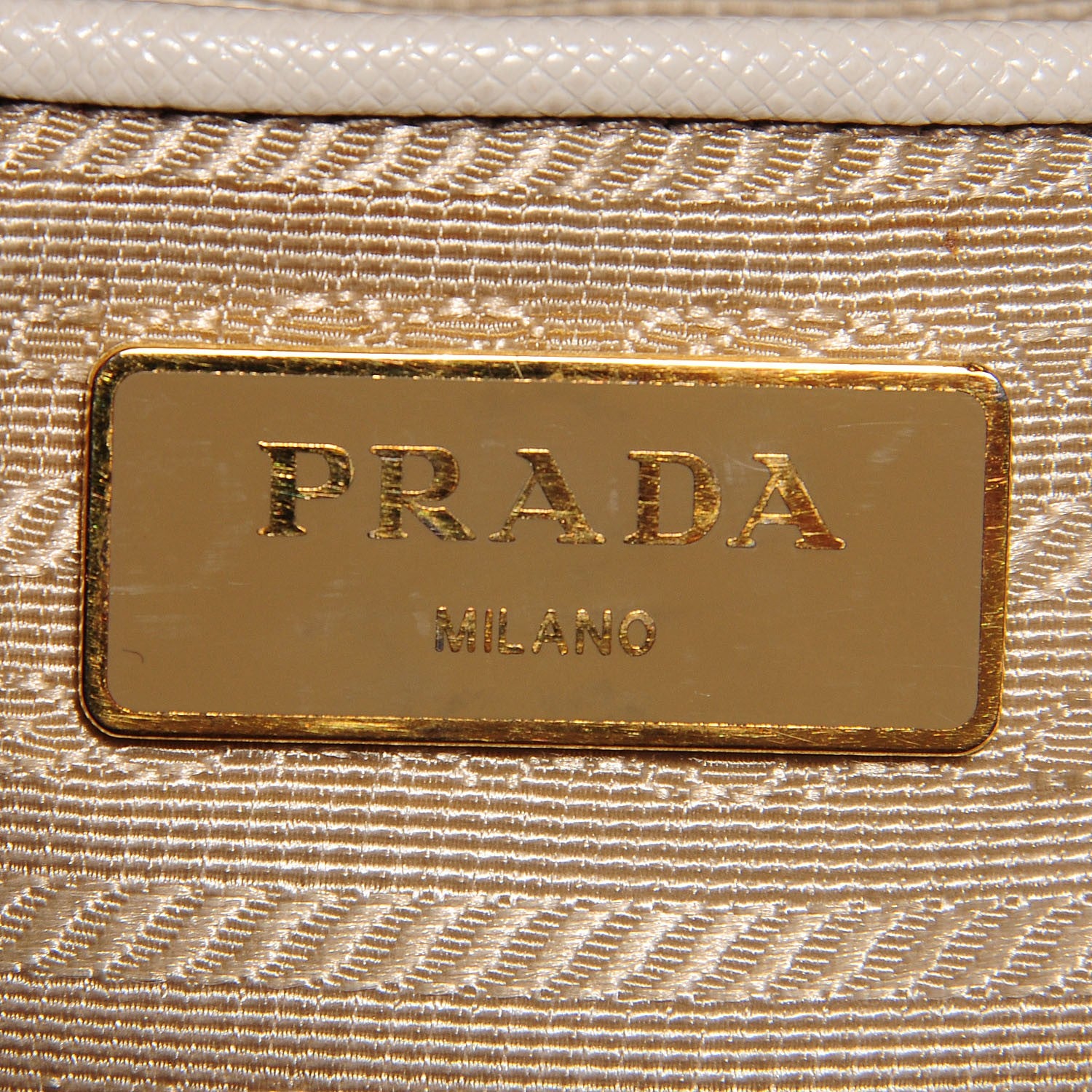 Prada Saffiano Lux Large Tote Talco 7 of 10