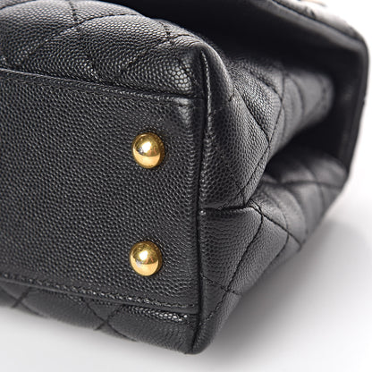 Chanel Caviar Quilted Mini Coco Handle Flap Black 13 of 13