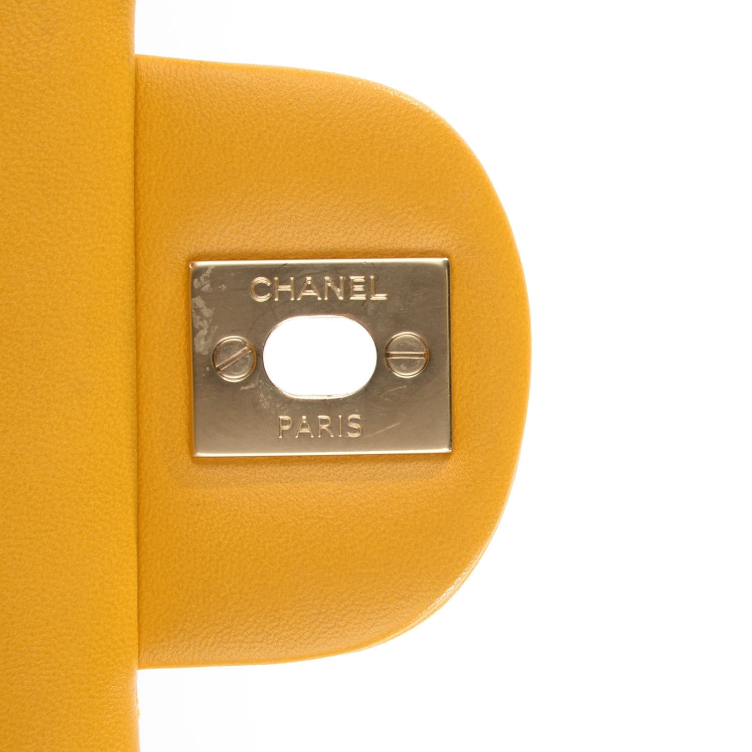 Chanel Lambskin Quilted Mini Rectangular Flap Yellow 5 of 8