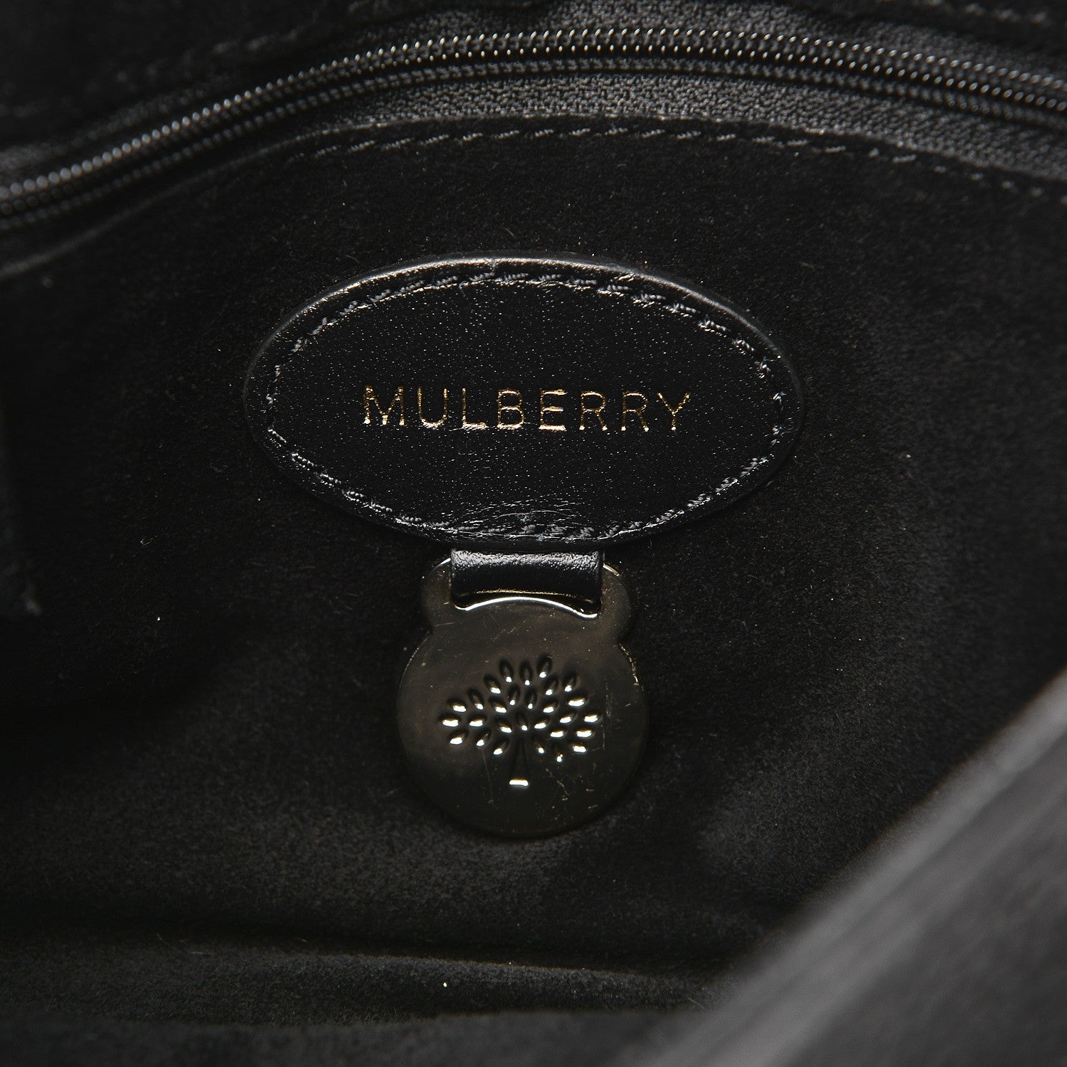 Mulberry Soft Spongy Calfskin Small Lily Flap Black 6 of 7
