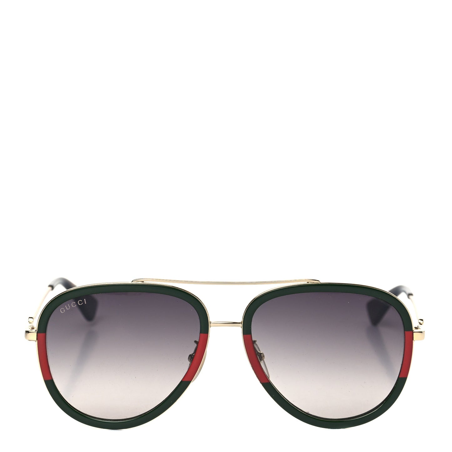 Metal Web Aviator Sunglasses GG0062S Green Red