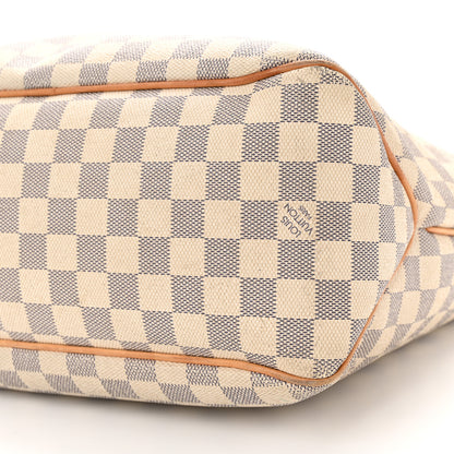 Louis Vuitton Damier Azur Delightful MM Rose Ballerine 10 of 19