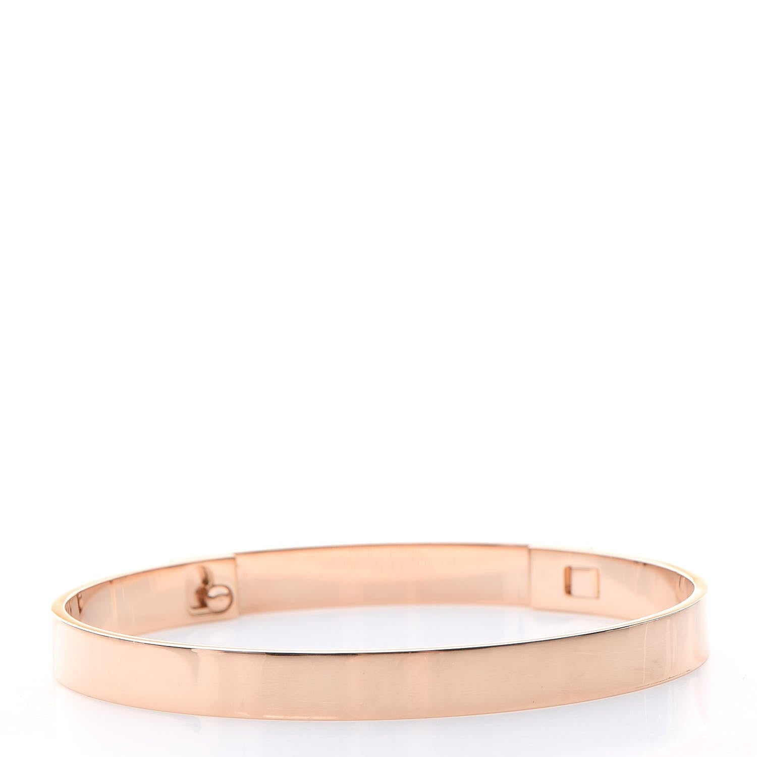Hermes 18K Rose Gold PM Collier De Chien Bracelet SH 3 of 5