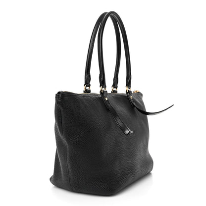 Burberry London Grainy Calfskin Small Salisbury Tote Black 2 of 16