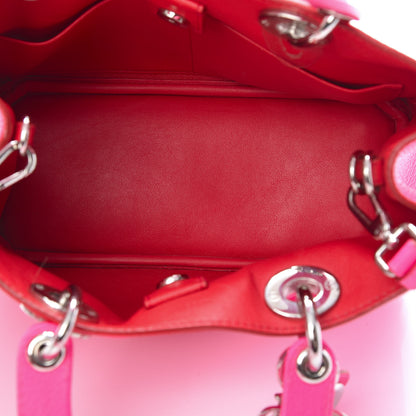 Christian Dior Calfskin Mini Diorissimo Tote Pink 5 of 14