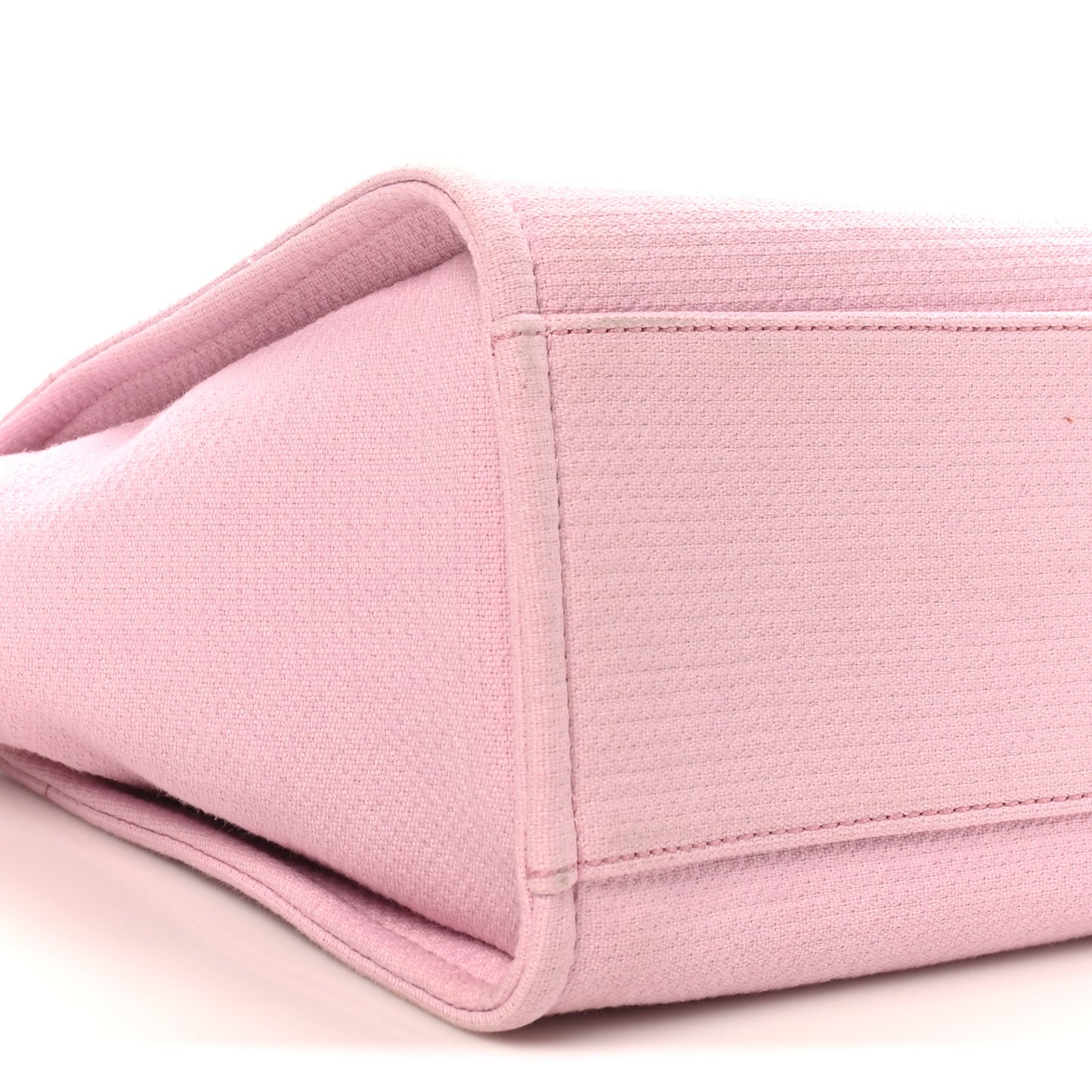 Mixed Fibers Small Deauville Tote Dark Pink