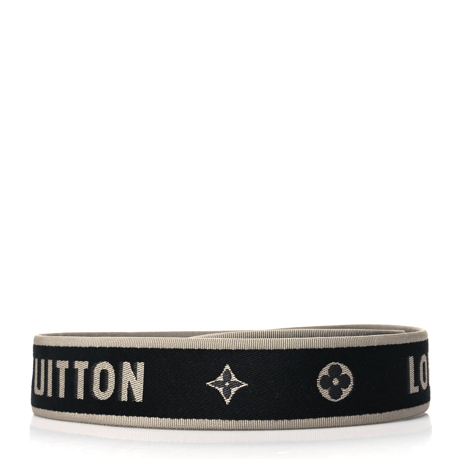Louis Vuitton Jacquard Diane Shoulder Strap Black Ivory 2 of 4