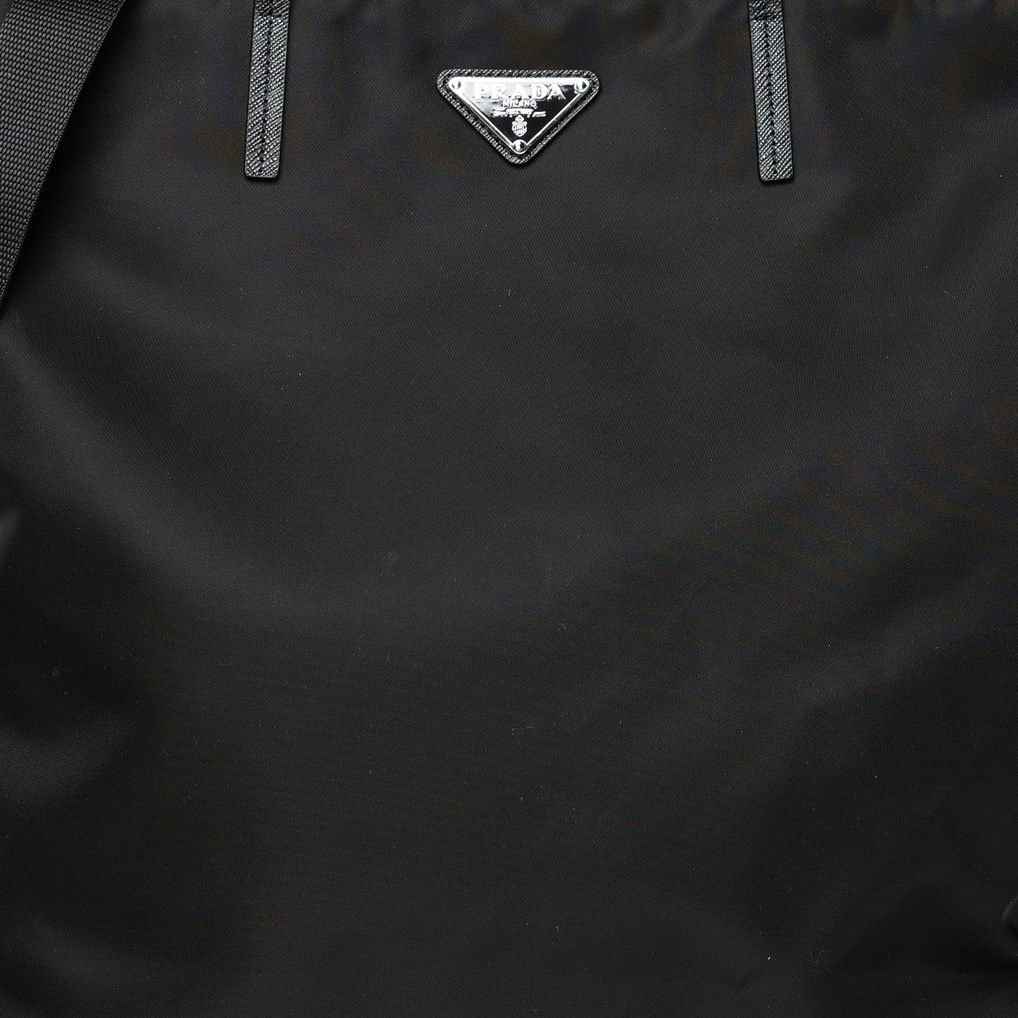 Tessuto Nylon Saffiano Tote Black