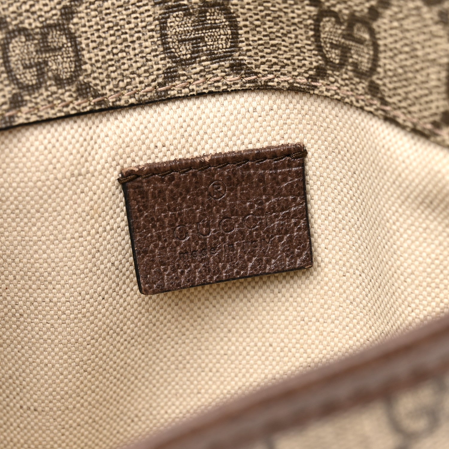 Gucci GG Supreme Monogram Neo Vintage Web Belt Bag Brown 10 of 23