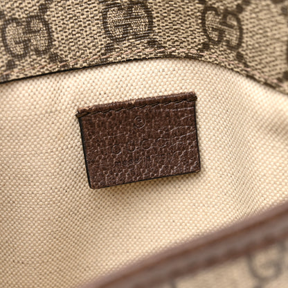 Gucci GG Supreme Monogram Neo Vintage Web Belt Bag Brown 10 of 23