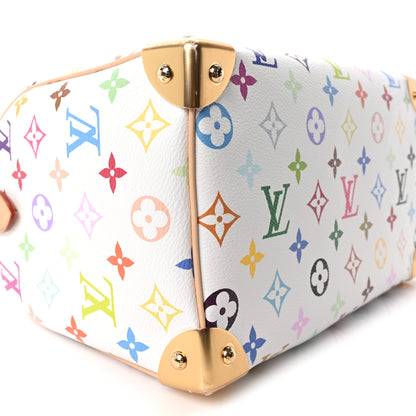 Louis Vuitton LV X TM Monogram Multicolor Speedy Bandouliere 25 White 8 of 10