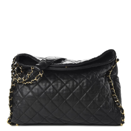 Chanel Calfskin Quilted Large Chain Me Hobo Black 1 of 10