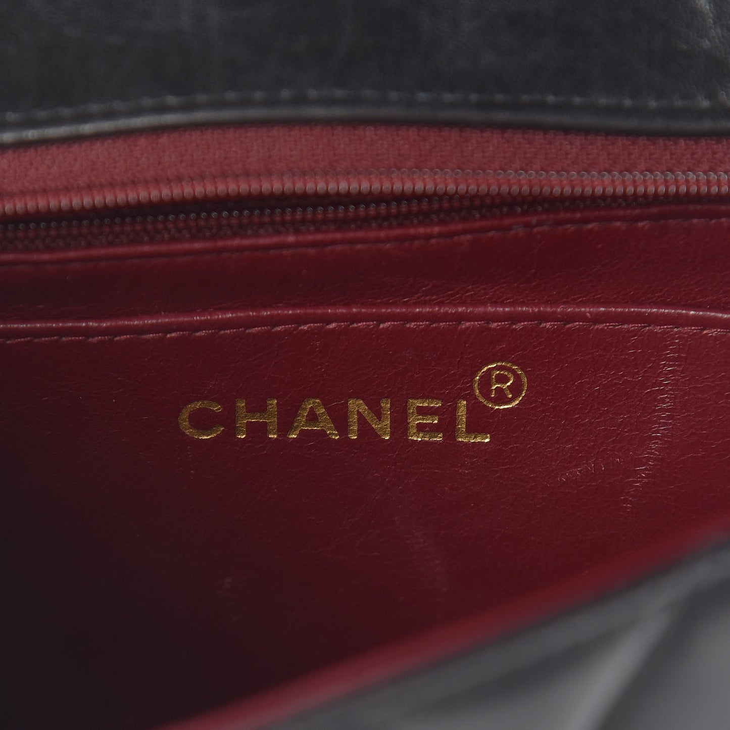 Lambskin Quilted Small Single Flap Black