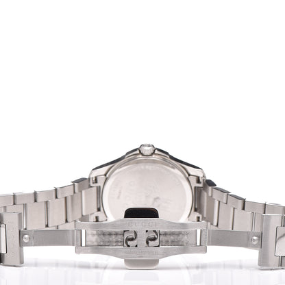 Gucci Stainless Steel 27mm G-Timeless Charm Quartz Watch Black 5 of 6