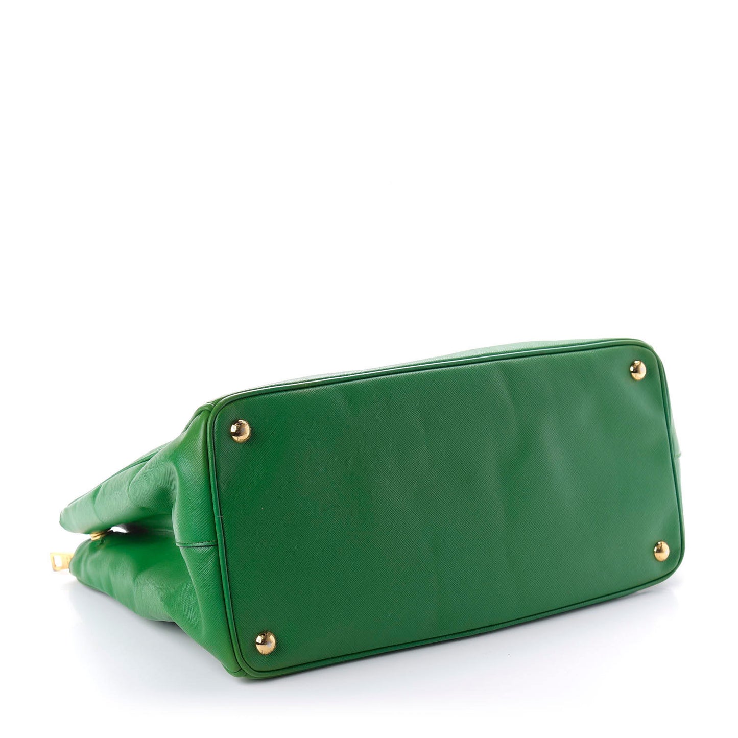 Saffiano Large Galleria Double Zip Tote Verde