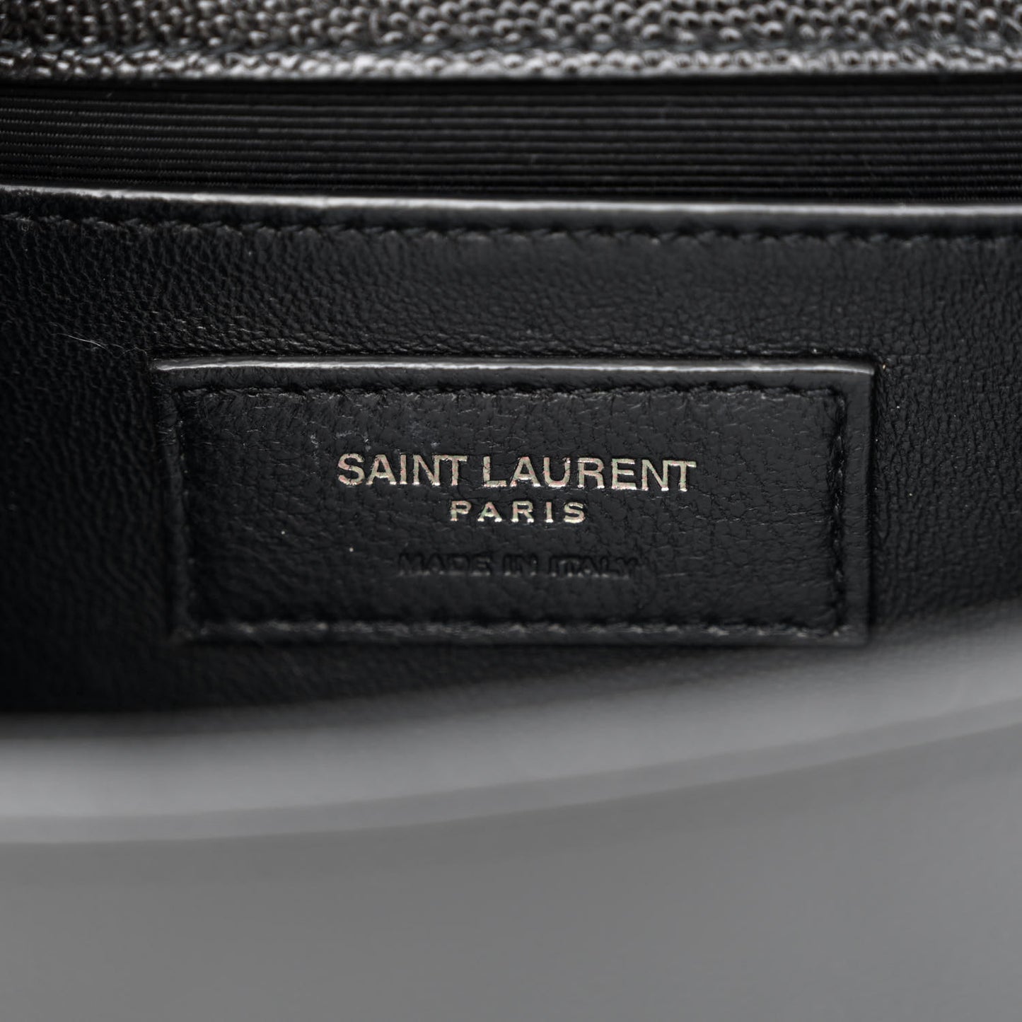 Grain De Poudre Small Monogram Monochrome Kate Satchel Black