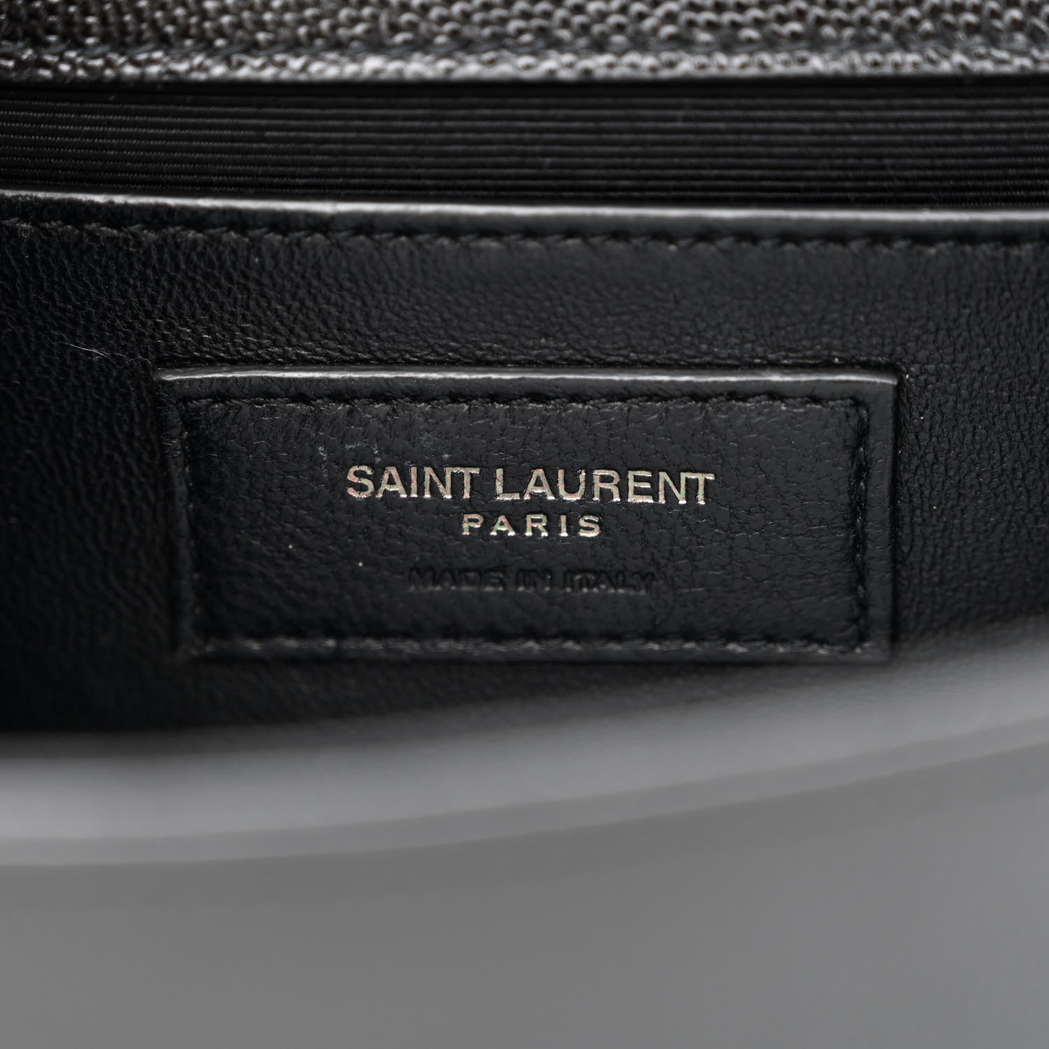 Saint Laurent Grain De Poudre Small Monogram Monochrome Kate Satchel Black 6 of 10