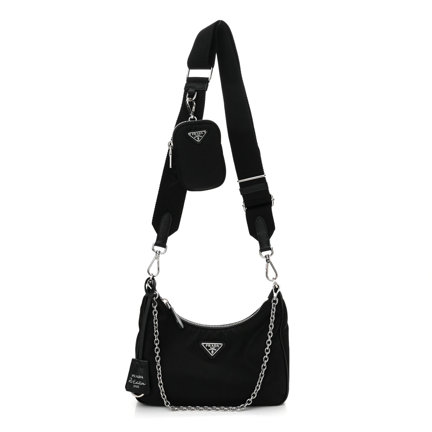 Prada Nylon Re-Edition 2005 Shoulder Bag Black 1 of 10