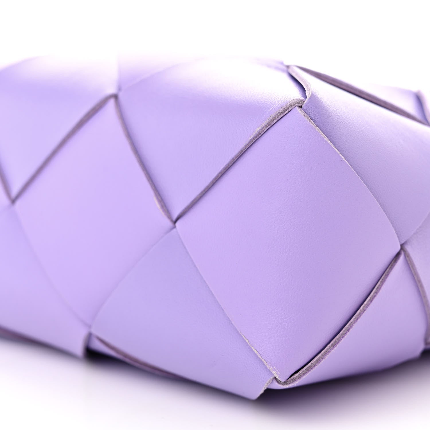 Bottega Veneta Lambskin Maxi Intrecciato Small Cassette Camera Bag Wisteria 9 of 9